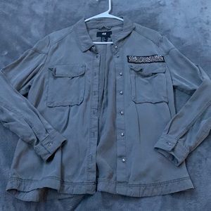 H&M long sleeve button up